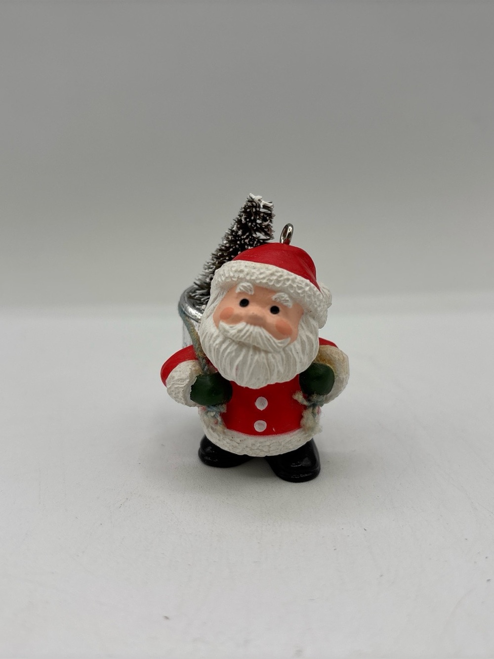 Hallmark Keepsake Ornament 1985 Vintage Thimble Santa 8th In The Thimble Series